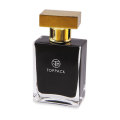 custom inner painting black cosmetic glass empty perfume bottle 30ml